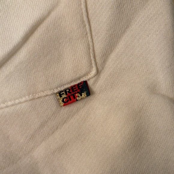 Free City Sweatpants in Creamy Yumm with Black Logo - Picture 7 of 7